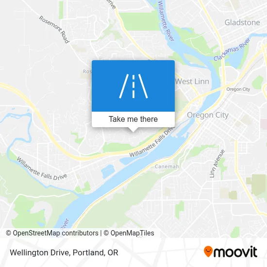 Wellington Drive map