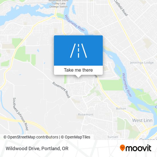 Wildwood Drive map