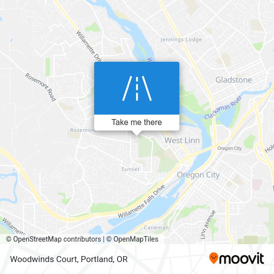 Mapa de Woodwinds Court