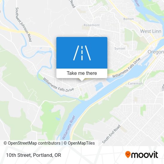 Mapa de 10th Street