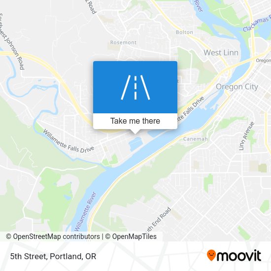Mapa de 5th Street