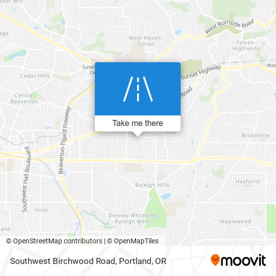 Mapa de Southwest Birchwood Road