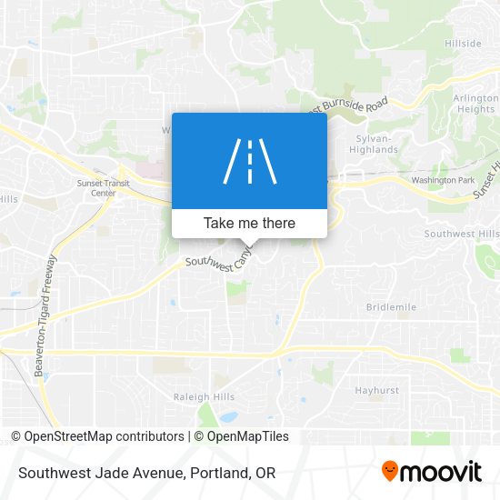 Mapa de Southwest Jade Avenue