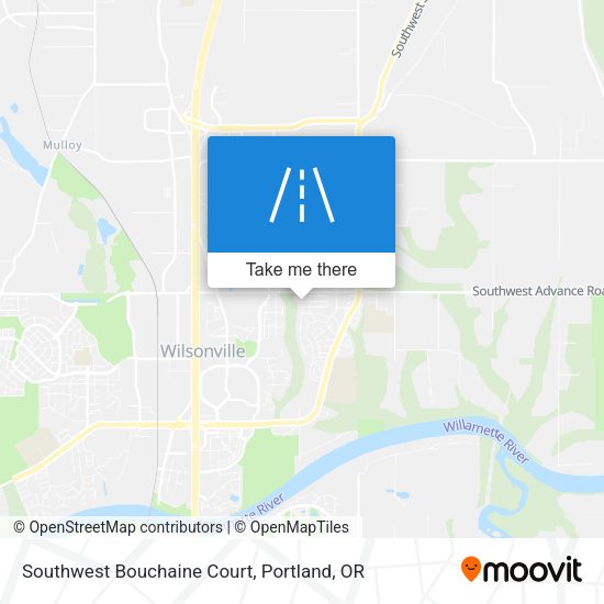 Southwest Bouchaine Court map