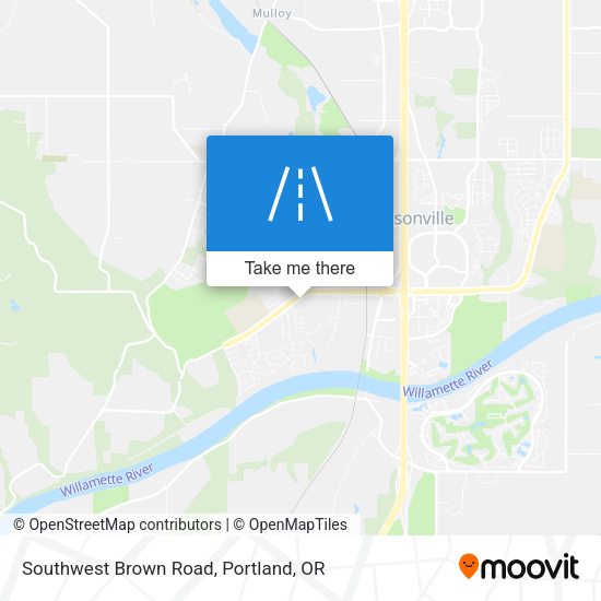 Southwest Brown Road map