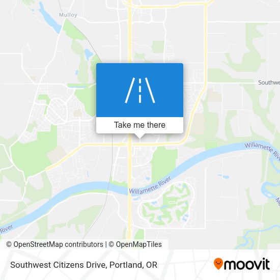 Southwest Citizens Drive map
