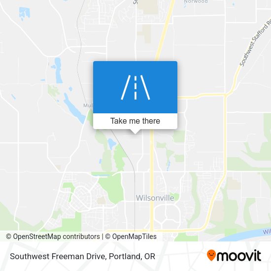 Southwest Freeman Drive map