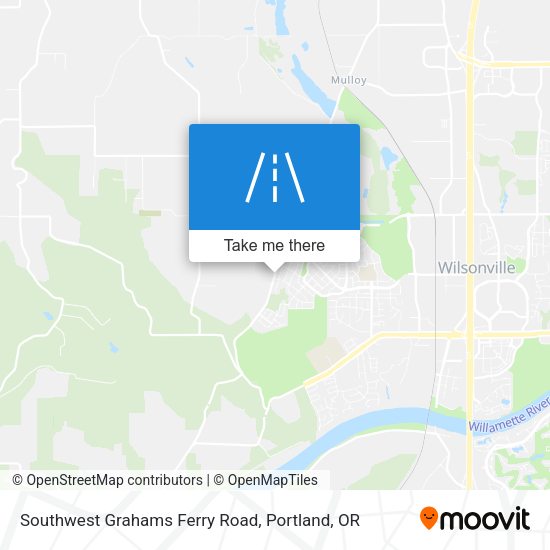 Mapa de Southwest Grahams Ferry Road