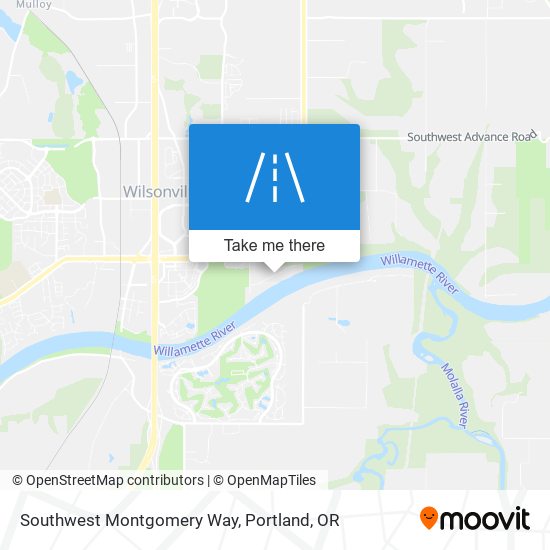 Southwest Montgomery Way map