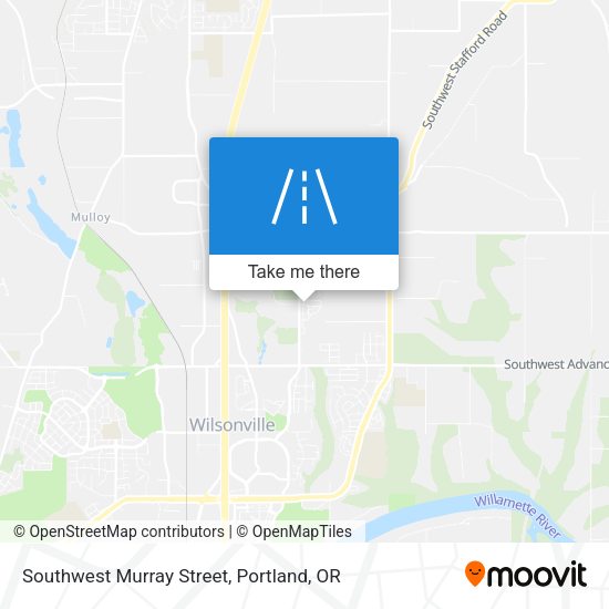 Southwest Murray Street map