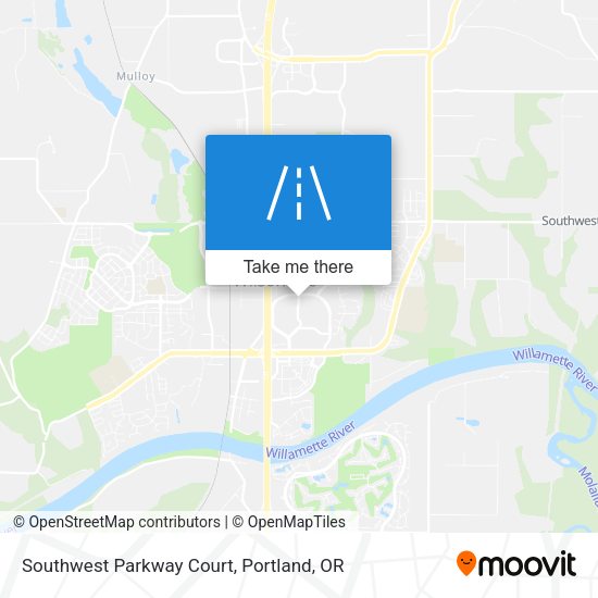 Mapa de Southwest Parkway Court