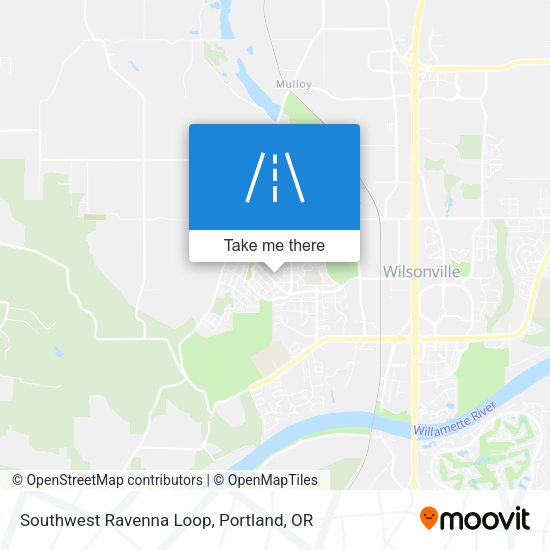 Southwest Ravenna Loop map