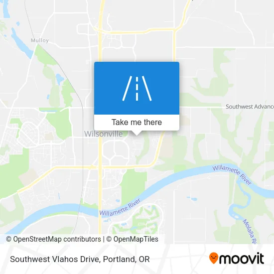 Southwest Vlahos Drive map