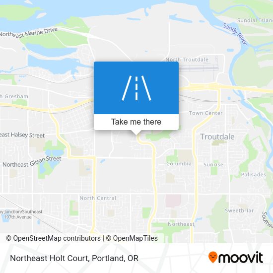 Northeast Holt Court map