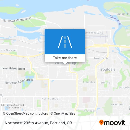 Northeast 235th Avenue map