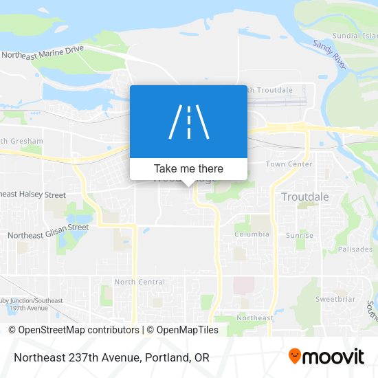 Mapa de Northeast 237th Avenue