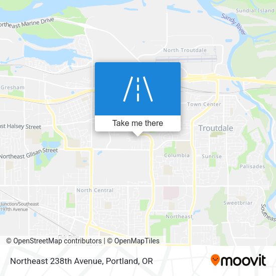 Northeast 238th Avenue map