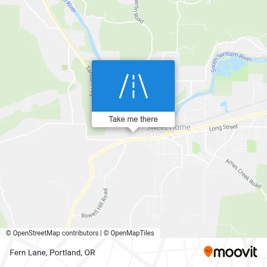 Fern Lane map
