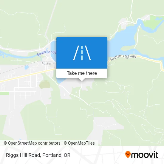 Riggs Hill Road map