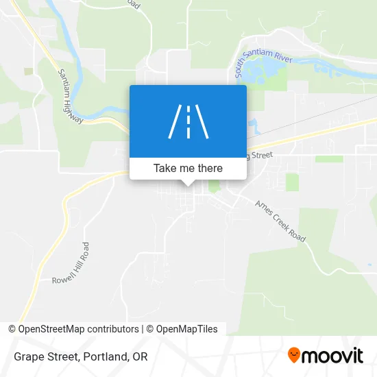 Grape Street map