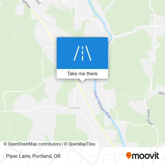 Piper Lane map