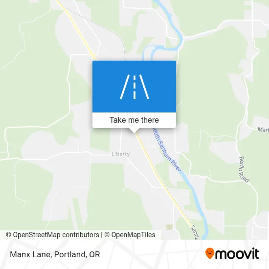 Manx Lane map