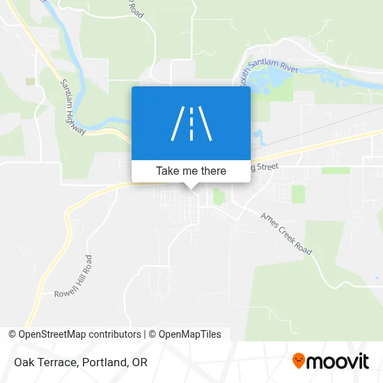 Oak Terrace map