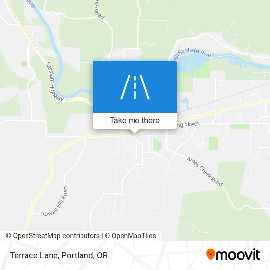 Terrace Lane map