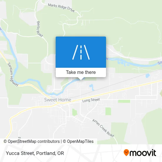 Yucca Street map