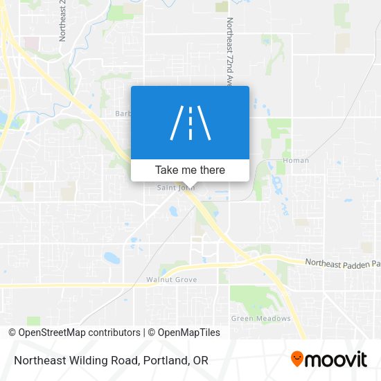 Northeast Wilding Road map