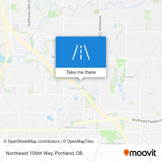 Mapa de Northeast 106th Way