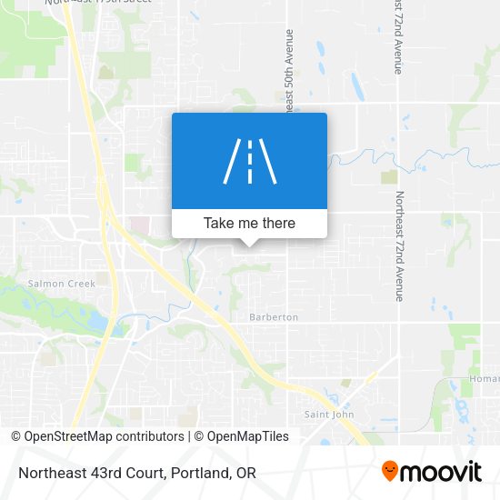 Mapa de Northeast 43rd Court
