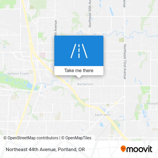 Northeast 44th Avenue map