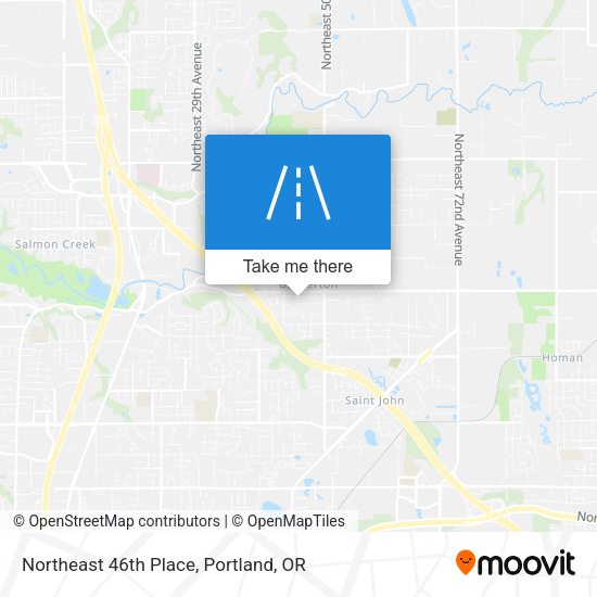 Mapa de Northeast 46th Place