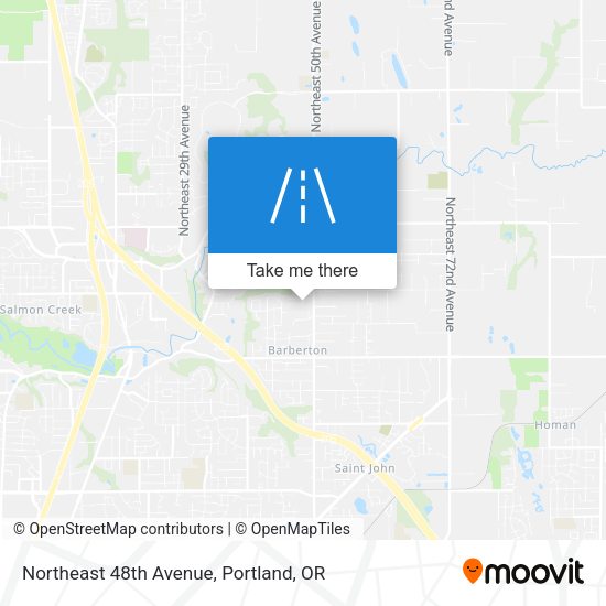 Northeast 48th Avenue map