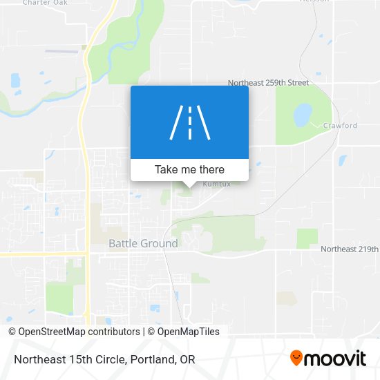 Mapa de Northeast 15th Circle