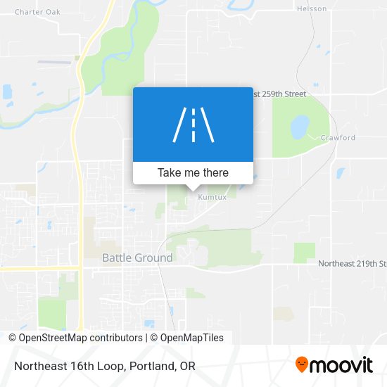 Northeast 16th Loop map