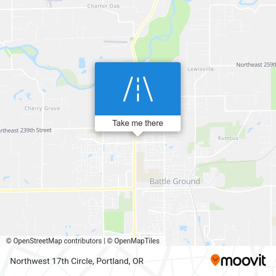 Northwest 17th Circle map