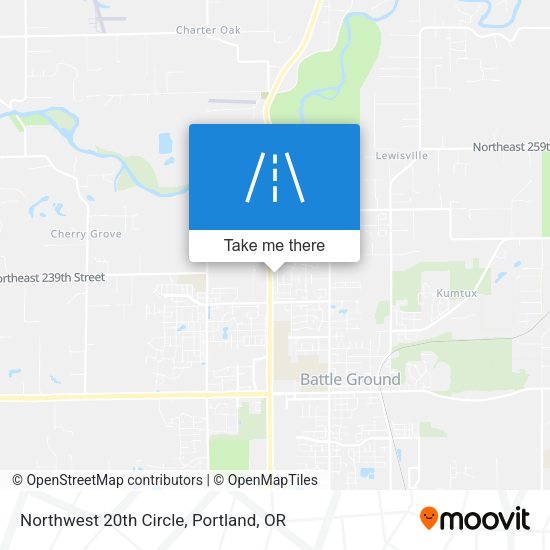Northwest 20th Circle map