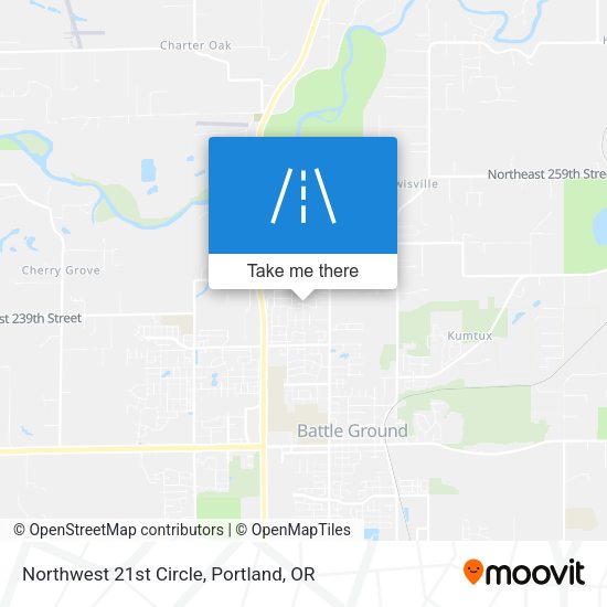 Mapa de Northwest 21st Circle