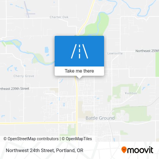 Mapa de Northwest 24th Street