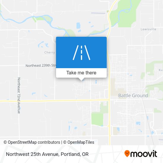Mapa de Northwest 25th Avenue