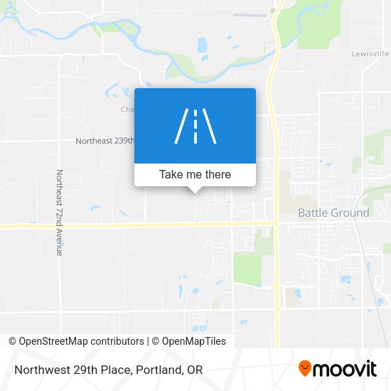 Northwest 29th Place map