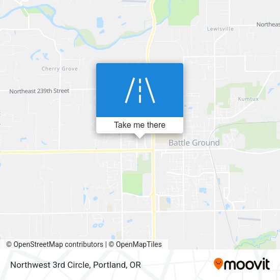 Northwest 3rd Circle map
