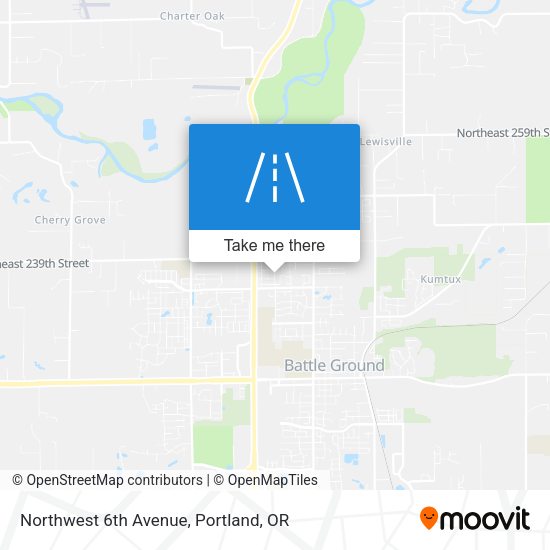 Northwest 6th Avenue map