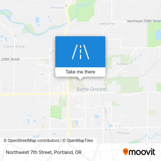 Northwest 7th Street map