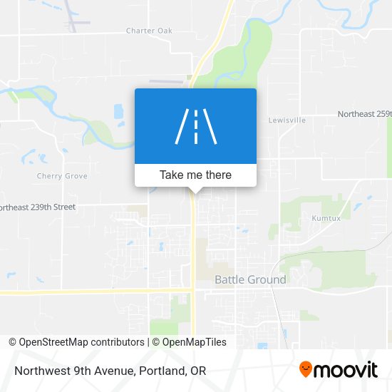 Northwest 9th Avenue map