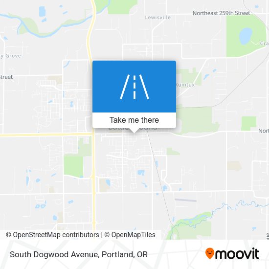 Mapa de South Dogwood Avenue