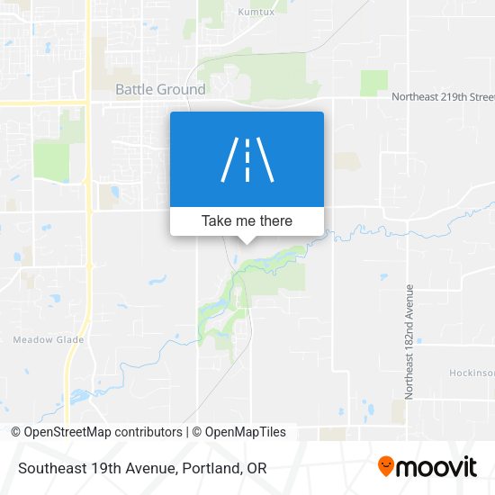Mapa de Southeast 19th Avenue