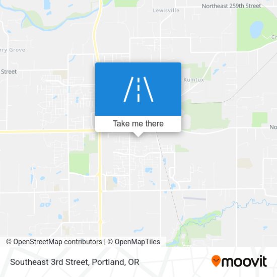 Mapa de Southeast 3rd Street